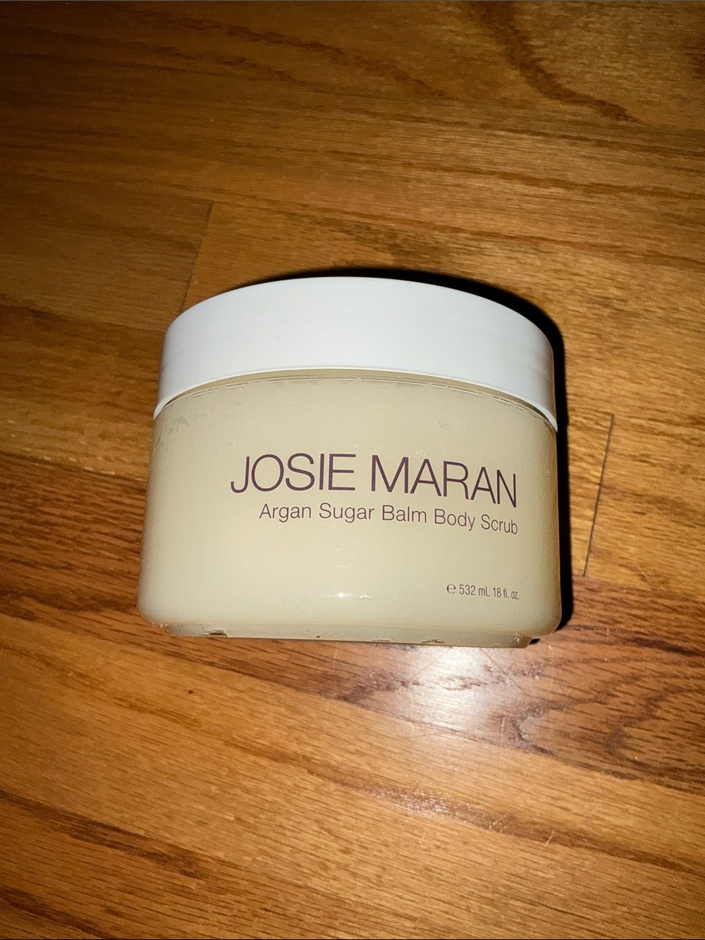 JOSIE MARAN BODY SCRUB vanilla bean 18 oz
